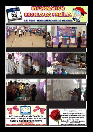 Informativo 25 de marco mulheres com voz