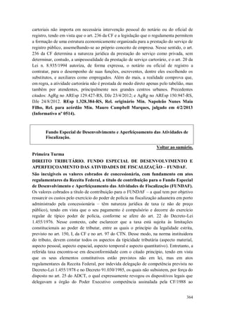 Versão atualizada e retificada do Informativo STJ