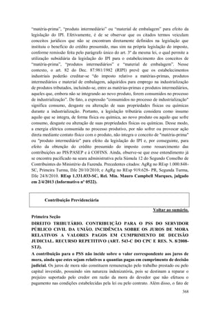 Versão atualizada e retificada do Informativo STJ