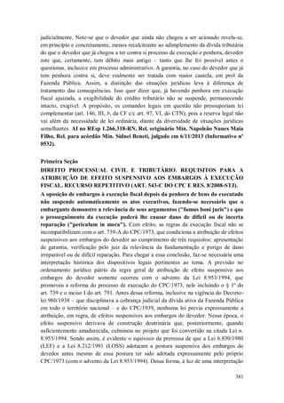 Versão atualizada e retificada do Informativo STJ