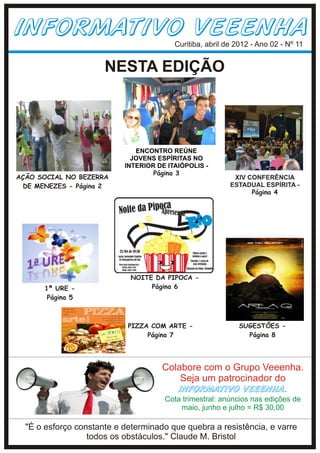 Informativo Veeenha - Ano 2 - Nº 11 - Abril 2012