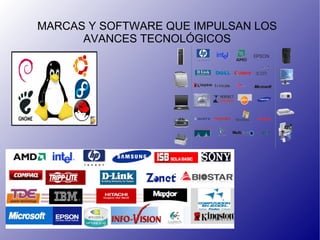 MARCAS Y SOFTWARE QUE IMPULSAN LOS AVANCES TECNOLÓGICOS
