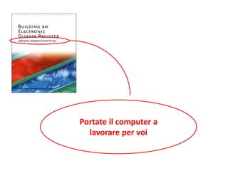 Portate il computer a 
lavorare per voi 
 