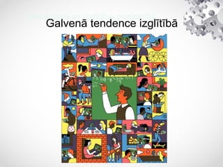 Galvenā tendence izglītībā
Tehnoloģijas un izglītības pieejamība
 