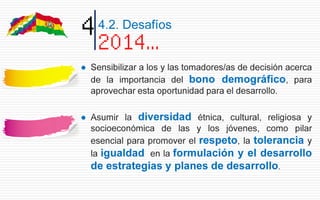Informe nacional sobre juventud bolivia