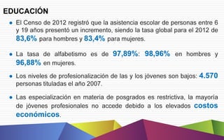 Informe nacional sobre juventud bolivia