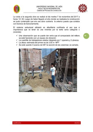 Informe albañileria-procesos