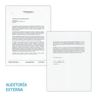 AUDITORÍA
EXTERNA
 