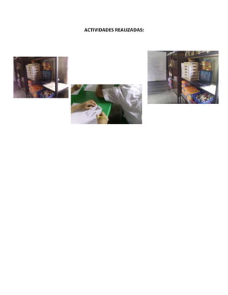 ACTIVIDADES REALIZADAS:
 
