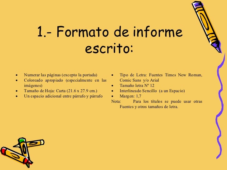 Informe Escrito
