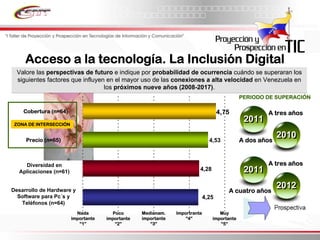 Informe Final Prospectiva Tic Venezuela  2008 2017