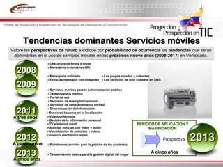 Informe Final Prospectiva Tic Venezuela  2008 2017