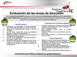 Informe Final Prospectiva Tic Venezuela  2008 2017