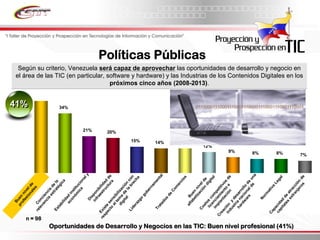 Informe Final Prospectiva Tic Venezuela  2008 2017