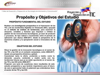 Informe Final Prospectiva Tic Venezuela  2008 2017