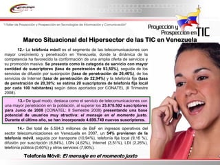 Informe Final Prospectiva Tic Venezuela  2008 2017
