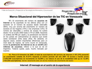 Informe Final Prospectiva Tic Venezuela  2008 2017