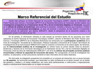 Informe Final Prospectiva Tic Venezuela  2008 2017