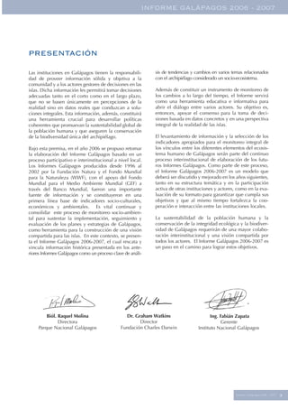 Informe Galapagos 2006 2007