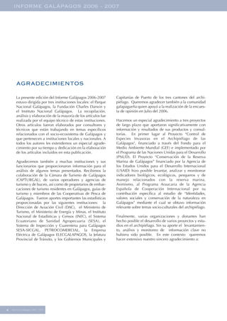 Informe Galapagos 2006 2007