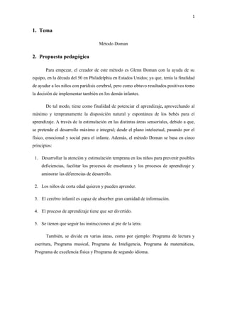 Método Doman | PDF