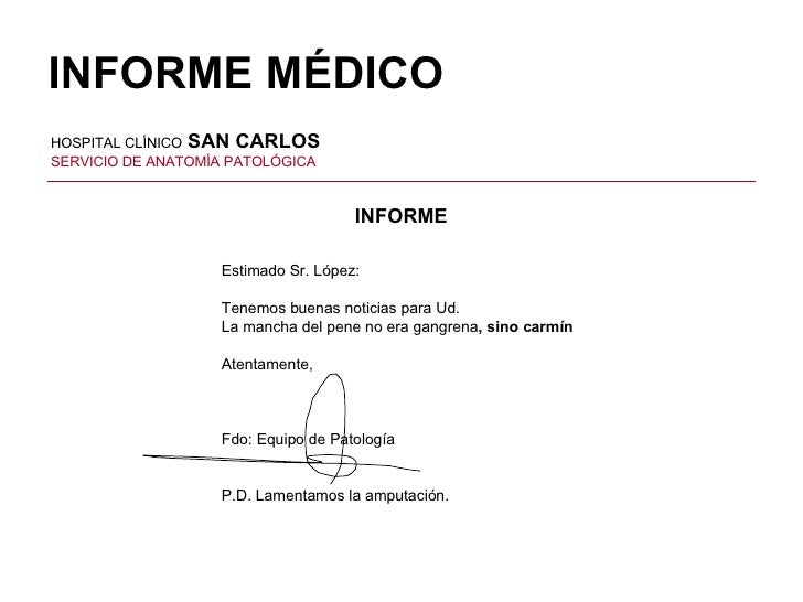 Informe Medico