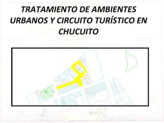 TRATAMIENTO DE AMBIENTES URBANOS Y CIRCUITO TURÍSTICO EN CHUCUITO 