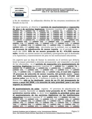INFORME SOBRE IRREGULARIDADES EN LA EJECUCIÓN DEL
                            PRESUPUESTO DEL GRUPO DE GASTO DE BIENES Y S...