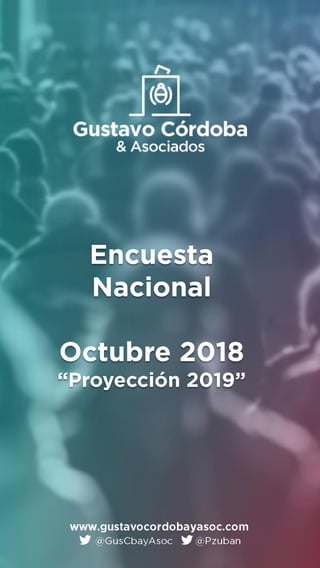 Encuesta Gustavo Córdoba Octubre/2018