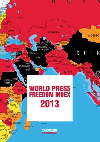 world press
freedom index
   2013
 