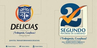 JUNTOS, TRANSFORMAMOS DELICIAS

/Ciudad Delicias   /Ciudad_Delicias   /Ciudad Delicias
 