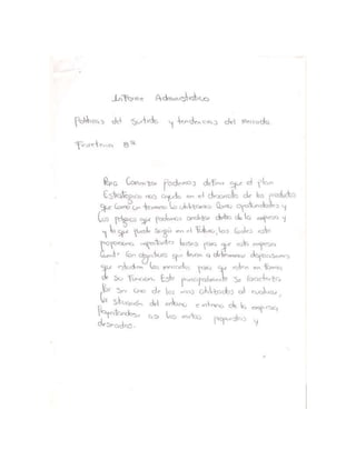 Informe admisnitractivo