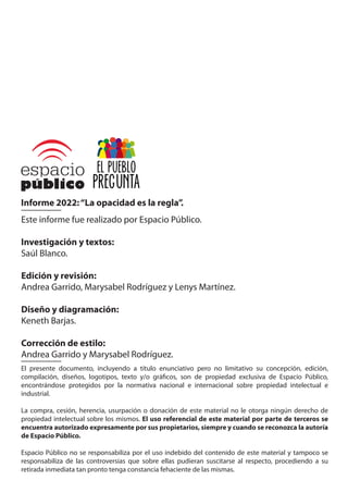 La opacidad es la regla PDF