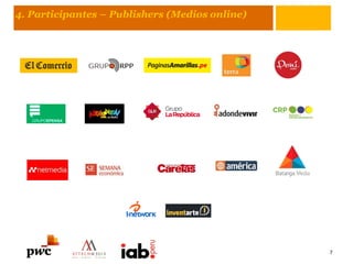 4. Participantes – Publishers (Medios online)
7
 