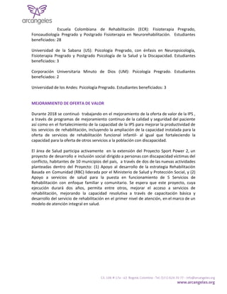 Escuela Colombiana de Rehabilitación (ECR): Fisioterapia Pregrado,
Fonoaudiología Pregrado y Postgrado Fisioterapia en Neu...
