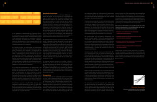En lo referente al desempeño por regiones, quisie-
ra resaltar que las ventas y las utilidades de nuestra
operación en México fueron excepcionales gracias
a los esfuerzos continuos en mercadeo y distribu-
ción. Lanzamos con éxito varios nuevos productos,
como las Madalenas y la línea Oroweat, además de
que continuamos impulsando las ventas a través de
nuestros esfuerzos en innovación.
En Estados Unidos, los volúmenes se fortalecieron
a lo largo del año. Pese a las desinversiones reque-
ridas en California con respecto a la adquisición de
Sara Lee, aumentamos nuestra penetración de mer-
cado y observamos un fuerte repunte de los nue-
vos productos. Además, mejoramos la plataforma
de producción con la incorporación de plantas mo-
dernas en Texas y Pensilvania (esta última comenzó
operaciones a principios de 2014), generamos aho-
rros significativos a través de las sinergias y las inicia-
tivas de reducción de desperdicios para alcanzar así
mejoras en el desempeño operativo.
En el caso de Latinoamérica, los volúmenes y las
ventas en moneda local crecieron, debido a los es-
fuerzos de penetración de mercado en toda la re-
gión. La reestructura en Brasil mantiene su curso,
con algunos avances, no obstante se seguirán en-
frentando diversos retos. En Argentina adquirimos la
empresa de panificación Alimentos Valente, y am-
pliamos nuestras instalaciones en Chile y Colombia,
dos mercados prometedores para nuestro negocio.
Finalmente, logramos considerables avances para
fortalecer nuestra operación en Iberia. En esta geo-
grafía nos enfocamos en la diferenciación de marca,
el lanzamiento de nuevos productos, la expansión de
la red de distribución en el canal de detalle y la sólida
ejecución en el punto de venta.
Resultados financieros
En 2013, las ventas netas ascendieron a $176,041 mi-
llones de pesos, lo que significa un incremento de
1.7% en relación con 2012. Lo anterior refleja el buen
desempeño orgánico en todos los mercados, que
fue contrarrestado en cierta medida por el efecto
negativo del tipo de cambio en Latinoamérica y en
Estados Unidos. El margen bruto consolidado se ex-
pandió 1.6 puntos porcentuales a 52.3%, debido a la
reducción en los costos de las materias primas en
Latinoamérica, Iberia y México, esta última beneficia-
da principalmente del impacto favorable del tipo de
cambio, las eficiencias de producción en Latinoamé-
rica y una huella de manufactura más eficiente en
Estados Unidos, como resultado de la estrategia de
optimización de activos actualmente en curso.
La utilidad antes de otros ingresos y gastos aumentó
27.6%, a $13,467 millones de pesos, en tanto que la
utilidad de operación, que incluye los gastos de in-
tegración y otras partidas extraordinarias, creció 42%
a $10,490 millones de pesos, con una expansión de
1.7 puntos porcentuales en el margen, que se ubicó
en 6.0%, este buen desempeño se atribuye princi-
palmente a las sinergias y las iniciativas de reduc-
ción de desperdicios en Estados Unidos. La utilidad
neta mayoritaria totalizó $4,404 millones de pesos,
más del doble respecto de 2012, mientras que el
margen registró una expansión de 1.3 puntos por-
centuales, a 2.5%.
El balance general mantiene su solidez y flexibili-
dad. Al 31 de diciembre de 2013, la deuda total fue
de $40,329 millones de pesos, en comparación con
$41,971 millones de pesos a la misma fecha de 2012.
El enfoque disciplinado en el manejo de efectivo
ayudó a que la razón de deuda total a UAFIDA pasa-
ra de 3.0 veces en diciembre de 2012 a 2.3 veces en
diciembre de 2013.
Perspectivas
Iniciamos 2014 con un moderado optimismo basado
en una mejor expectativa global de consumo, que
impulsará un crecimiento continuo. Simultáneamen-
te, esperamos que el desempeño operativo refle-
je la culminación de la integración de Sara Lee en
Estados Unidos y continuar con nuestras iniciativas
estratégicas para reducir los costos y aumentar la efi-
ciencia. A principios del año anunciamos el acuerdo
con Maple Leaf Foods, Inc. para adquirir el 100% de
las acciones de Canada Bread Company, Ltd.; una
vez obtenidas todas las autorizaciones pertinentes,
la incursión tanto en el mercado canadiense como
en el del Reino Unido fortalecerá aún más nuestra
estrategia de crecimiento global.
Estamos conscientes de la creciente atención global
a los temas de salud y obesidad, lo cual inclusive ha
ocupado un espacio en las recientes reformas fisca-
les en México. Estos retos pueden generar cambios
profundos en beneficio de la sociedad, de tal modo
que seguiremos luchando no sólo por mantener el
valor que ofrecemos a nuestros clientes y consumi-
dores, sino también por satisfacer y anticiparnos a las
necesidades y retos del mercado en su conjunto.
De conformidad con lo anterior, agregamos una
quinta iniciativa global, “Cultura de productividad y
crecimiento”, como complemento de nuestras cua-
tro iniciativas actuales (estrategia de salud, nutrición
y bienestar; producción a bajo costo; modelo de de-
sarrollo de talento y gestión de liderazgo; y global de
compras), mediante las cuales buscamos que siga
extendiéndose la filosofía de creación de valor de
nuestros fundadores.
Recientemente, además, creamos el Comité de Éti-
ca y Cumplimiento, que le reporta directamente al
Consejo de Administración. Entre las responsabilida-
des de este Comité destacan: recomendar políticas
al Consejo de Administración y a los directivos de la
Compañía, revisar los controles y procedimientos in-
ternos, coordinar las auditorías internas y darle cauce
a las denuncias anónimas de colaboradores, provee-
dores y clientes a través de la línea de acceso direc-
to, así como aplicar la política de cero tolerancia a
cualquier violación, ya sea interna o externa, de la ley.
Dicho comité se centrará en las siguientes áreas de
cumplimiento legal (en orden de importancia): com-
bate a la corrupción, transacciones con partes res-
tringidas, competencia económica, lavado de dinero
y protección de datos personales. En relación con
estos asuntos, Grupo Bimbo observa una política de
cero tolerancia.
Me complace igualmente reportar que el Consejo
de Administración ha aprobado los resultados del
último ejercicio fiscal y el correspondiente informe
que le fue remitido. Esta aprobación se basa en la
opinión de nuestros auditores. El Consejo de Admi-
nistración considera que los estados financieros de
Grupo Bimbo han sido preparados de conformidad
con las Normas Internacionales de Información Fi-
nanciera (IFRS); que las políticas y criterios contables
se aplicaron de manera consistente y apropiada con-
forme a las circunstancias de la Compañía, y que la
información financiera refleja fiel y razonablemente la
posición y los resultados de esta corporación.
Tal como se ha hecho en el pasado, junto con este
informe sometemos a la consideración de los ac-
cionistas los siguientes documentos:
• INFORME DEL COMITÉ DE AUDITORÍAY
PRÁCTICAS SOCIETARIAS
• INFORME SOBRE EL CUMPLIMIENTO DE LAS
OBLIGACIONES FISCALES
• INFORME SOBRE LAS POLÍTICAS Y CRITERIOS
CONTABLES Y DE INFORMACIÓN
• INFORME SOBRE LA SITUACIÓN FINANCIERA
DE LA COMPAÑÍA
Para finalizar, quisiera hacer extensivo mi agradeci-
miento al equipo de Grupo Bimbo, conformado por
más de 125,000 colaboradores, por su compromiso y
arduo trabajo, así como a nuestros clientes, provee-
dores, socios y comunidades por su confianza y apo-
yo continuos.
ATENTAMENTE,
Daniel Servitje
Presidente del Consejo de Administración y
Director General de Grupo Bimbo
2.8 4.2
SO4
PR8
INFORME ANUAL INTEGRADO 2013 GRUPO BIMBO | 1110
GRIGRI
 