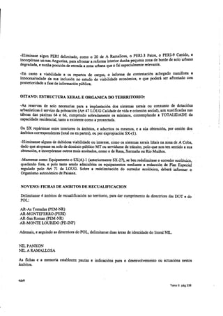 Informe arquitecto municipal PXOM Nigrán