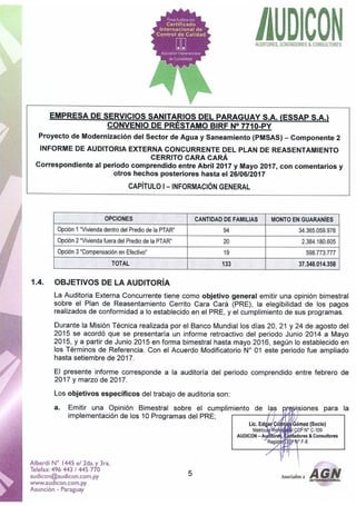 Informe auditoria externa abril mayo 2017