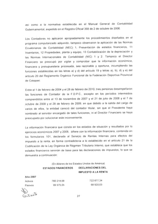 Informe auditoria fdc