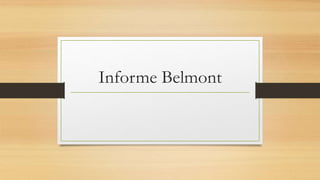 Informe Belmont
 