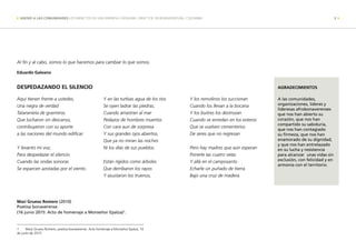 ❚  ASEDIO A LAS COMUNIDADES LOS IMPACTOS DE UNA EMPRESA CATALANA, GRUP TCB, EN BUENAVENTURA, COLOMBIA   3  ❚
Al fin y al c...