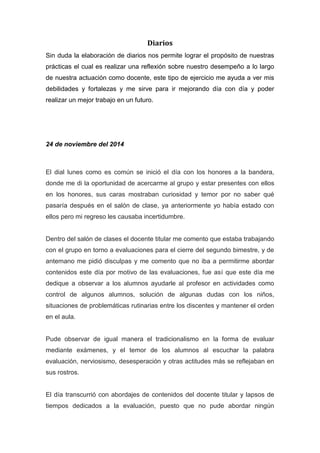 Informe de mi practica docente | DOCX