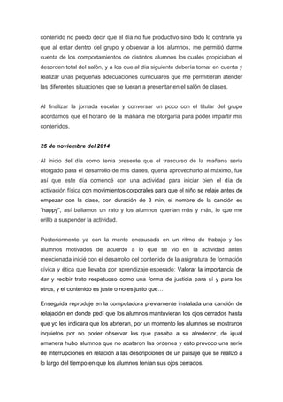 Informe de mi practica docente | DOCX