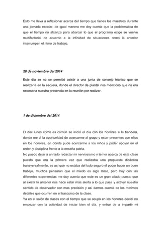 Informe de mi practica docente | DOCX