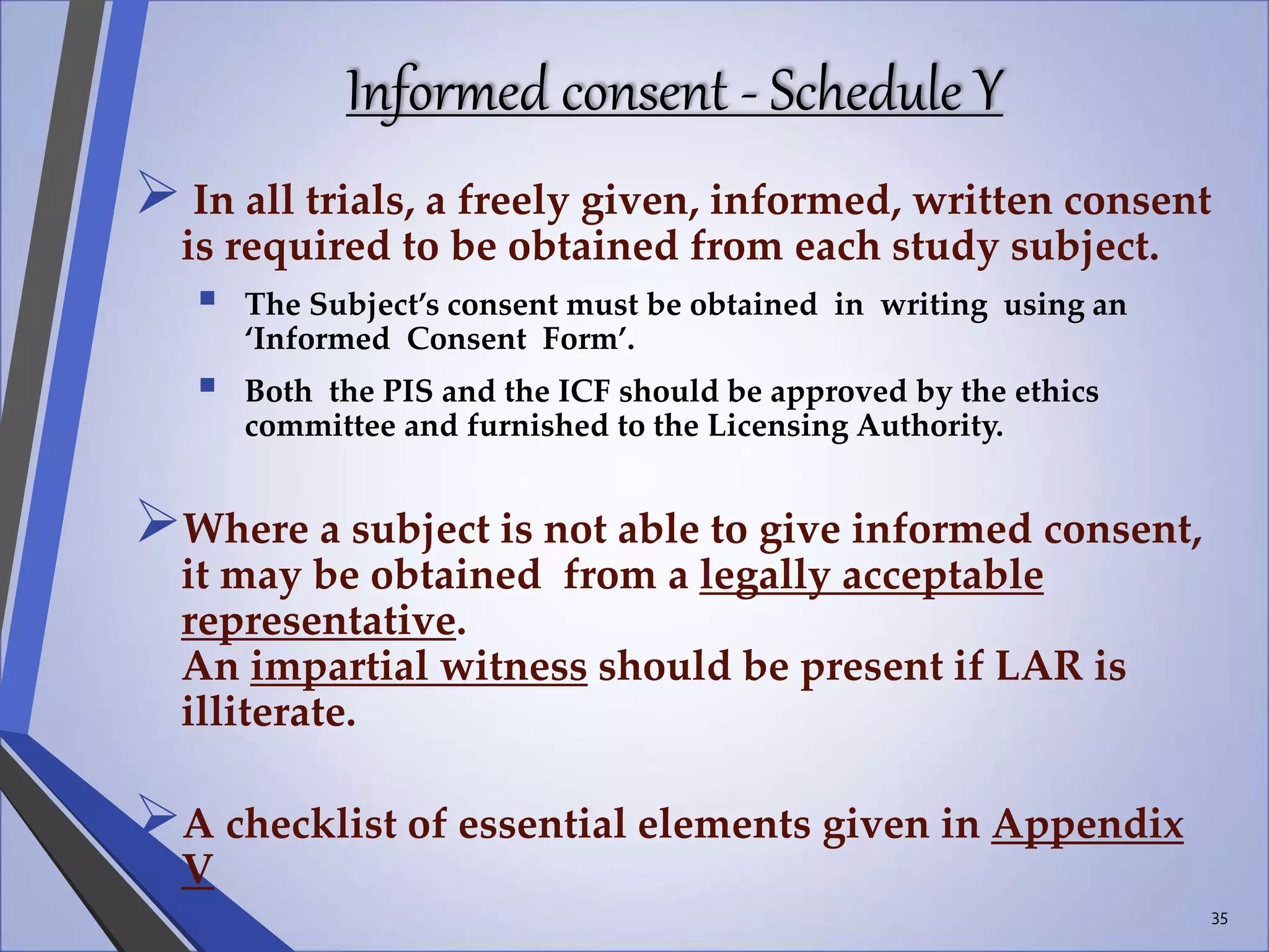 Informed consent in Clinical Trials | PPTX