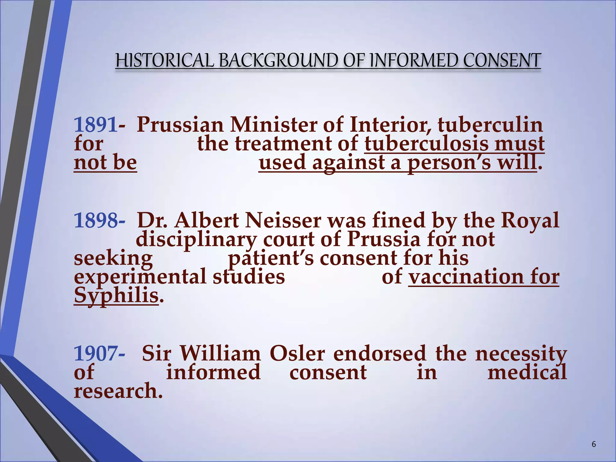 Informed consent in Clinical Trials | PPTX