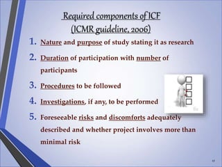 Informed consent in Clinical Trials | PPTX