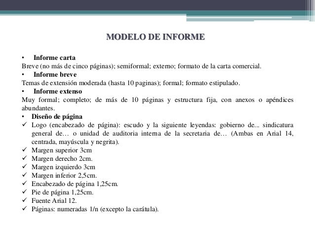 Informe de auditoría