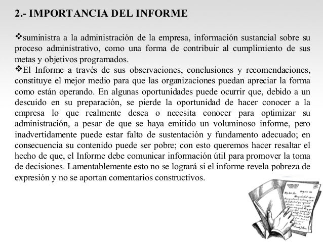 Resultado de imagen para importancia de los informes
