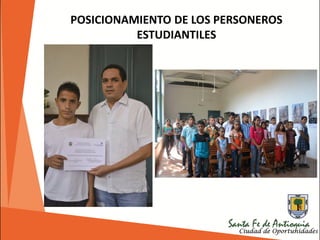 POSICIONAMIENTO DE LOS PERSONEROS
ESTUDIANTILES
 